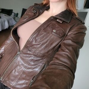Brown Leather Jacket